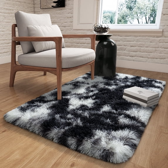 Socofuz 2x3ft Fluffy Rug, Small Soft Carpets for Doorways, Bedrooms, Kitchen, and Bathroom Entrances