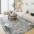thumbnail image 1 of Socofuz 5x7ft Washable Rug for Bedroom, Soft Accent Rugs Vintage Inspired Low Pile Carpet for Living Room Dining Room Bedroom Den, 1 of 11