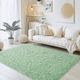 thumbnail image 1 of Socofuz 4x6ft Shag Area Rug, Mint Green Indoor Ultra Soft Plush Carpets for Living Room, Children's Room, 1 of 7