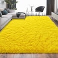 thumbnail image 1 of Socofuz 8x10ft Area Rug Fluffy Living Room Carpet Ideal for Bedroom, Kids Playroom, Classroom, Nursery, Home Office Decor Light Yellow, 1 of 8