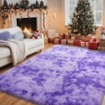 thumbnail image 1 of Socofuz Large Fluffy Rug for Living Room, Super Soft Plush Modern Indoor Carpet for Bedrooms Children's Rooms Nurseries Home Decor, 9x12ft Tie Dye Purple, 1 of 9