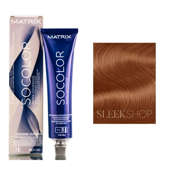 Socolor Extra Coverage Permanent Haircolor 506W - Light Brown Warm By Matrix - 3 Oz Hair