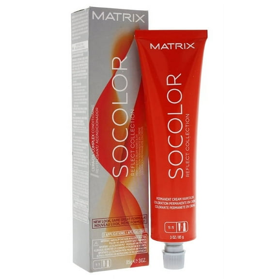 Socolor Reflect Collection Cream Hair Color 5VR - Medium Brown Violet Red by Matrix for Unisex - 2 oz Haircolor