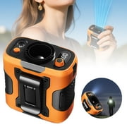 Socool 10000mAh Portable Waist Fan Clip on Wearable Belt Personal Fan Rechargeable Battery Operated with 5 Speeds & Flashlight Neck Hands-Free 40H Cooling for Travel Power Bank