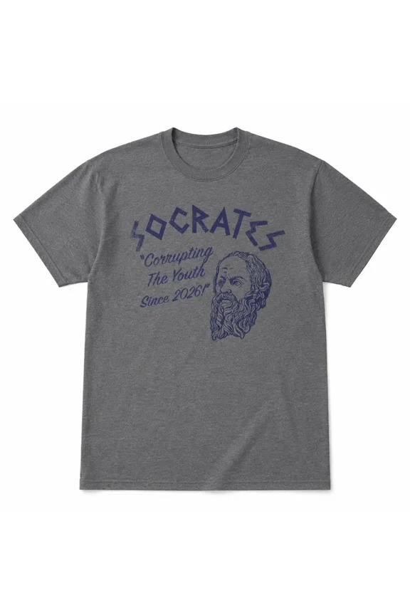 Socrates Philosophy Quote Graphic T-Shirt