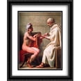 thumbnail image 1 of Socrates and Alcibiades 2x Matted 28x34 Large Black Ornate Framed Art Print by Christoffer Wilhelm Eckersberg, 1 of 2