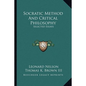 Socratic Method And Critical Philosophy: Selected Essays (Paperback)