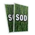 thumbnail image 1 of Sod (2-PACK) 24" x 36" Plastic Signs | Sign Insert 4mm Corrugated Plastic Signs Storefront Window Poster, 1 of 2