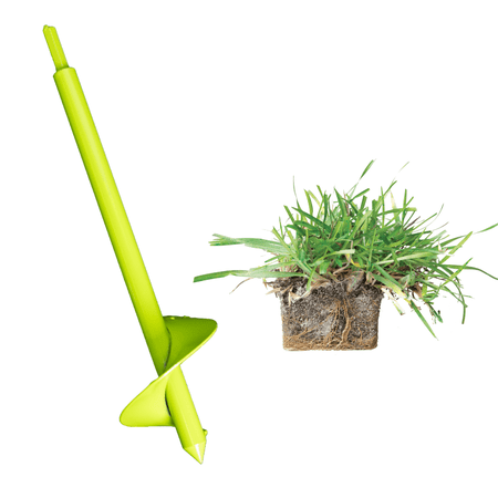 SodPods Centipede (32-Count)/SP Power Planter Bundle, Natural Affordable Lawn Improvement
