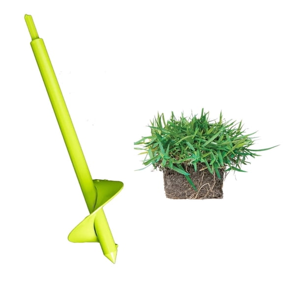 SodPods Zoysia (32-Count)/SP Power Planter Bundle, Natural Affordable Lawn Improvement