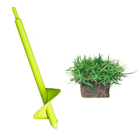 SodPods Zoysia (32-Count)/SP Power Planter Bundle, Natural Affordable Lawn Improvement