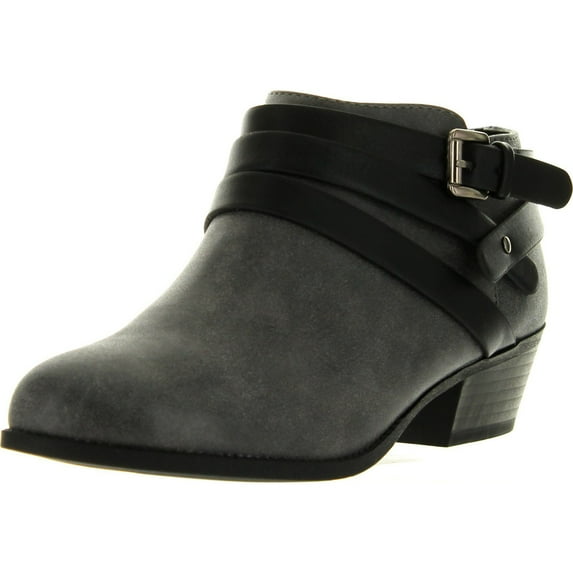 Soda Alum Womens Stylish Buckle Strap Dress Ankle Bootie