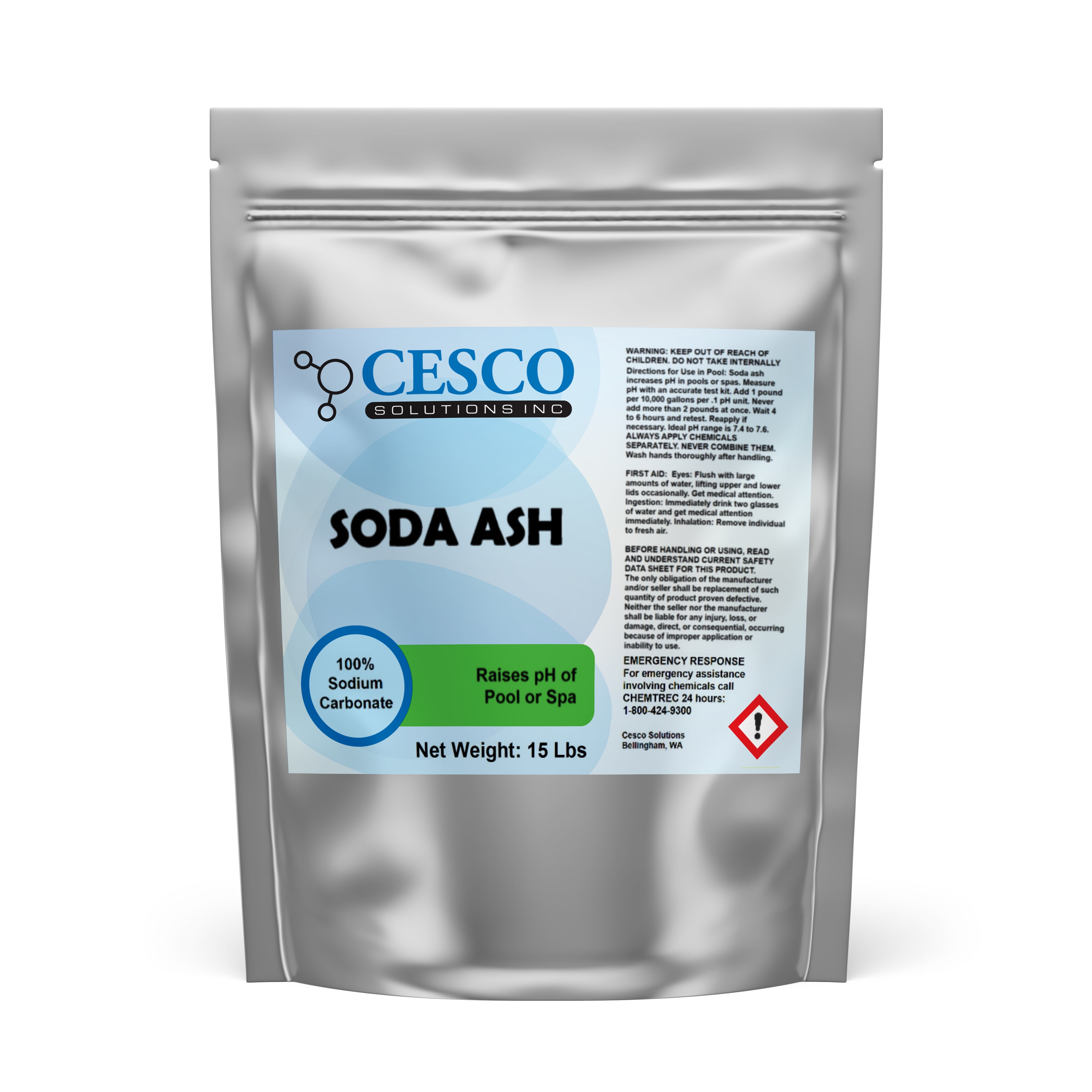 Carbonate Sodium Decahydrate (Washing Soda) Greyish White Color