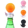 thumbnail image 1 of Soda Bottle Pump Dispenser, Leak Resistant Carbonated Drink Cap, Reusable Sparkling Water Container Fizzy Drinks Pink, 1 of 7
