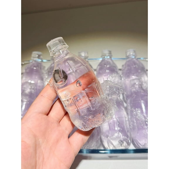 Soda Bottle Stress Ball - Water Bottle Squeeze Ball for ASMR Sensory Relief, Adult Anti-Stress Fidget Gadget for Desk & Travel
