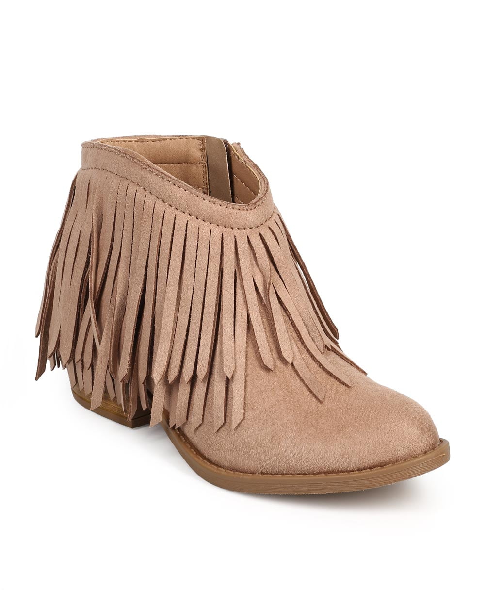 Soda fringe best sale booties