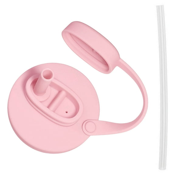 Soda Can Lids with Straw - Silicone Reusable Pop Can Covers with Handle, Airtight Dust-Proof Seal for Standard Beverage Cans, BPA-Free for Coke, & Seltzer