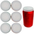 Soda Can Lids Transparent, 6 Pack Can Covers for Soda, BPAFree
