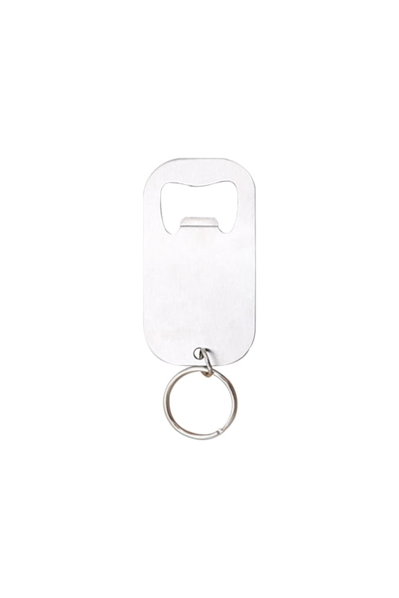 Soda Can Opener Keychain, Qyaukm Bottle Opener Keychain, Stainless Steel Keychain Bottle Opener—Compact Beverage Can & Beer Bottle Opener with Key Ring for Bar, Kitchen, and Restaurant Use