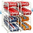thumbnail image 1 of Soda Can Organizer Stackable Rack Dispenser for Pantry/Refrigerator, 4 Pack, 1 of 6