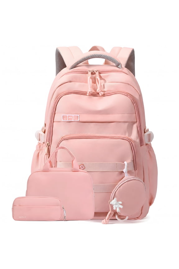 School Backpack Set with Lightweight Water Resistant Bookbag