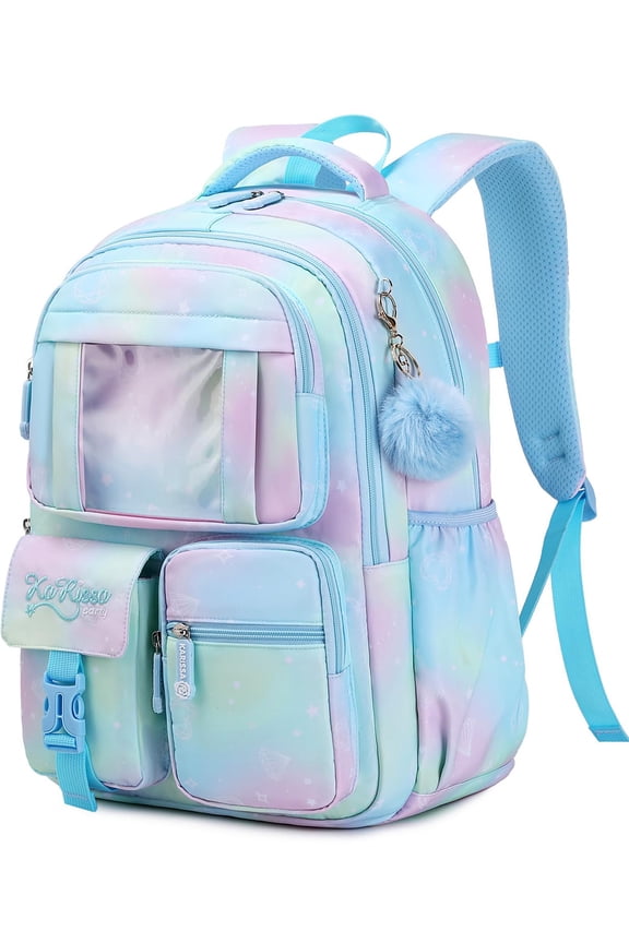 Backpack School Bookbags for Middle School Students Book Bag School Kawaii Ita Backpacks, Blue