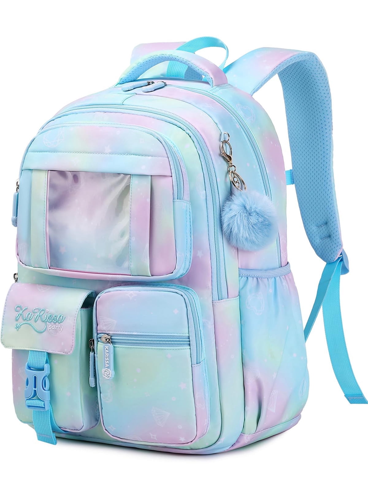 Soda Candy Backpack School Bookbags for Middle School Students Book Bag School Kawaii Ita Backpacks, Purple