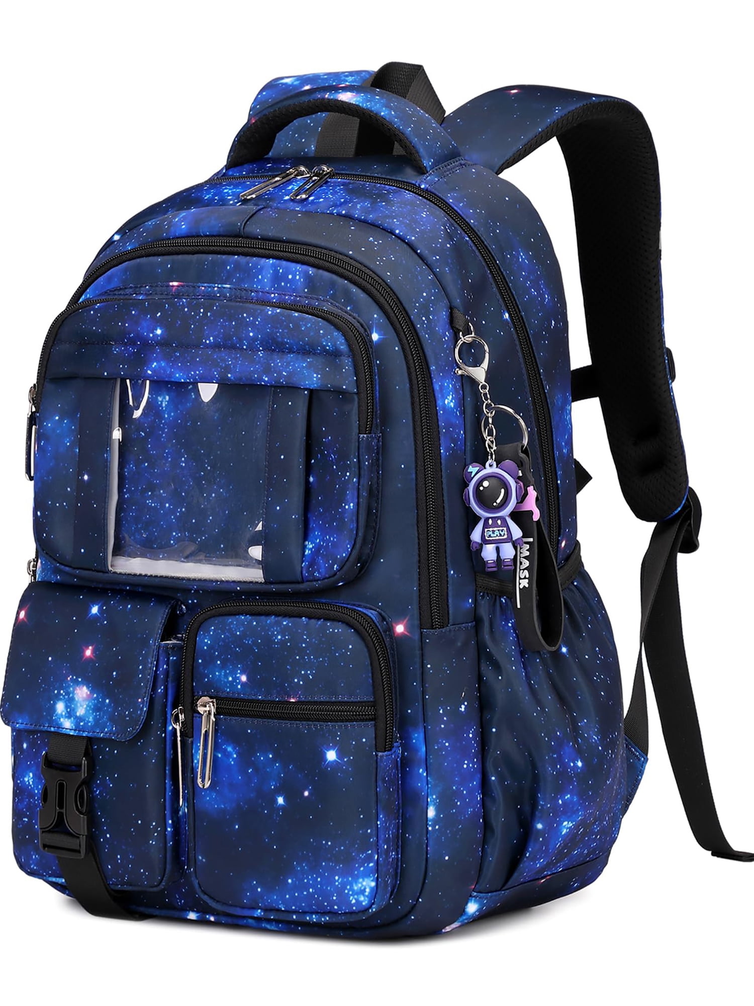 Soda Candy Backpacks for Girls Kawaii Ita Kids Backpack Water Resistant Lightweigt Students Bookbag for Elementary Primary Middle School, Blue Star