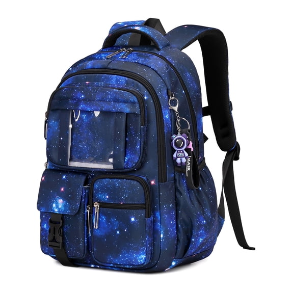 Soda Candy Backpacks for Girls Kawaii Ita Kids Backpack Water Resistant Lightweigt Students Bookbag for Elementary Primary Middle School, Blue Star