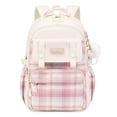 thumbnail interactive-video image 1 of Soda Candy Kids Backpack Kawaii Printed School Girls Backpacks, Lightweight Water Resistant Boys Bookbag for Primary Kindergarten Elementary Preschool Middle School, Beige Strawberries, 1 of 9