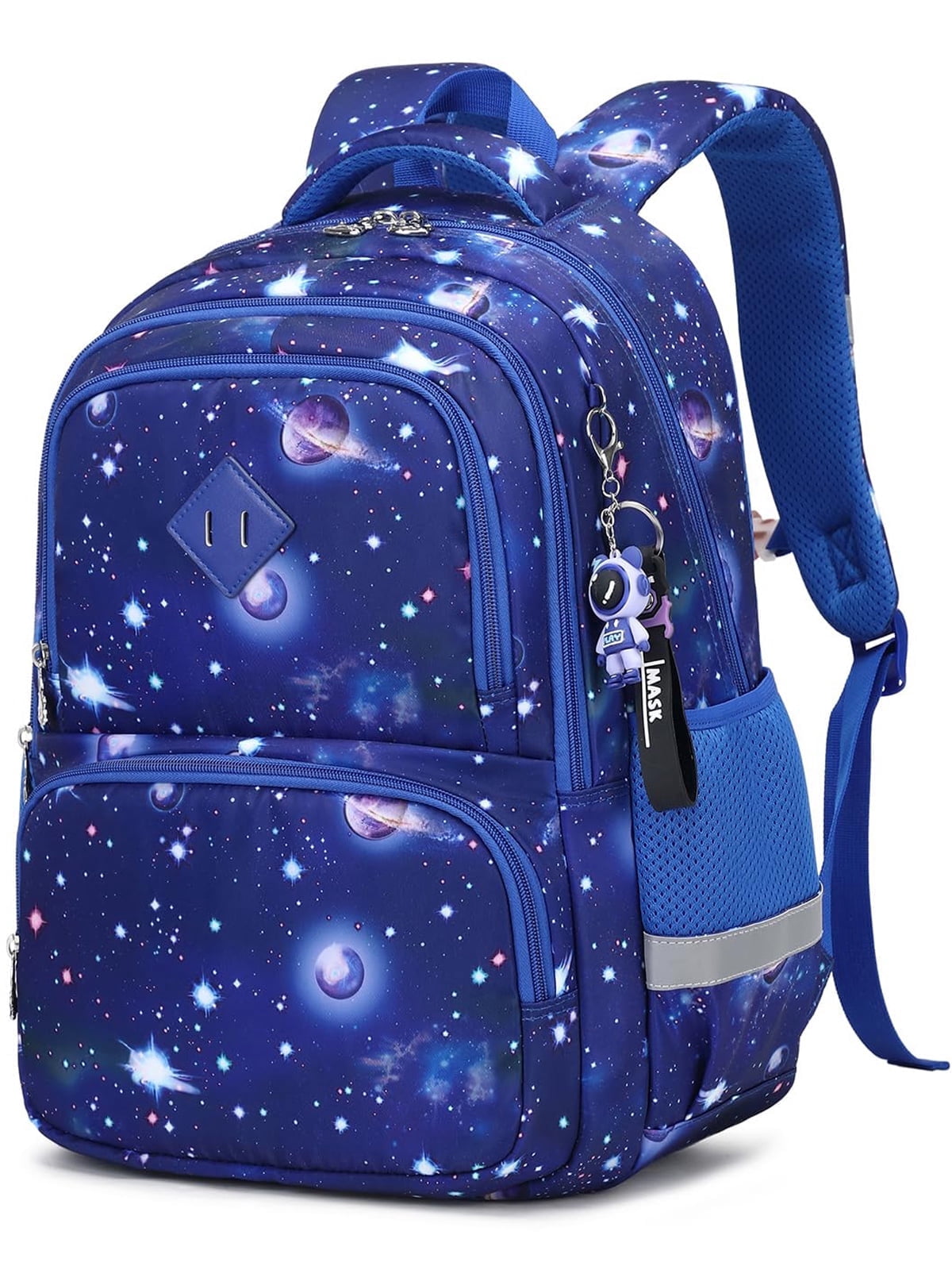 Soda Candy Kids Backpack Kawaii Printed School Girls Backpacks, Lightweight Water Resistant Boys Bookbag for Primary Kindergarten Elementary Preschool Middle School, Blue Star