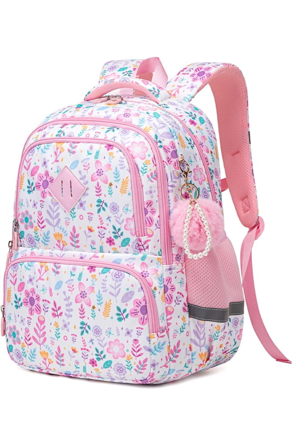 Backpack Kawaii Printed School Backpacks, Lightweight Water Resistant Bookbag