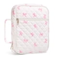 thumbnail image 1 of Soda Candy Handbags for Women Quilted Bible Cover Case Large Bible Bags Organizer Carrying Case for Girls Bible Study Supplies Accessories Christian Gifts for Women, 1 of 8