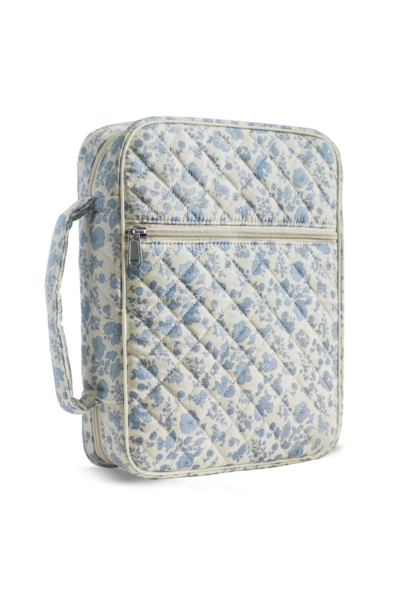 Handbags for Women Quilted Bible Cover Case Large Bible Bags Organizer Carrying Case for Girls Bible Study Supplies Accessories Christian Gifts for Women
