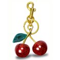 thumbnail image 1 of Soda Candy Cherry Bag Charm Purse Cute Keychains for Women Car Keyrings Leather Handbags Made of Metal Hardware and Glittering Resin, 1 of 6
