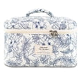thumbnail image 1 of Soda Candy Large Makeup Bag Cotton Cosmetic Bags for Travel Cute Floral Coquette Aesthetic Toiletry Bag for Women, 1 of 7