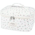 thumbnail image 1 of Soda Candy Large Makeup Bag Cotton Cosmetic Bags for Travel Cute Floral Coquette Aesthetic Toiletry Bag for Women, 1 of 7