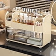 thumbnail image 1 of Soda Candy Makeup Organizer for Vanity with 2 Large Drawers & Brush Holder, Countertop Cosmetic Storage for Bathroom & Dresser, Multi-Purpose Organizer for Lipsticks, Perfumes, Eyeshadows, Skincare, 1 of 7