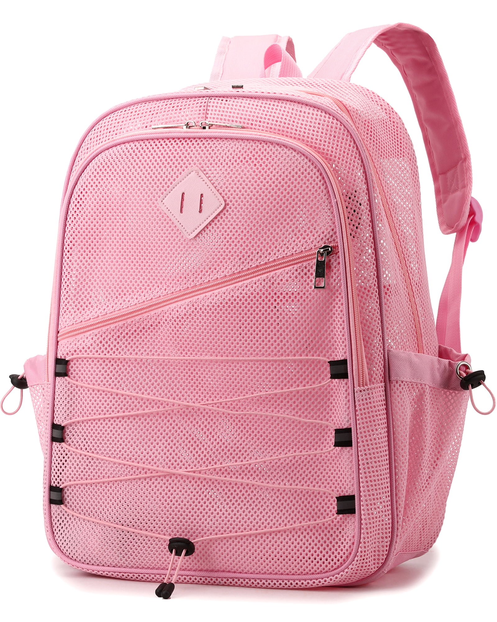 Soda Candy Mesh Backpack Heavy Duty Breathable Lightweight See Through ...