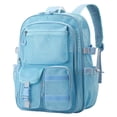 thumbnail image 1 of Soda Candy Heavy Duty Mesh Backpack See Through School Bookbag for School Swim Beach Travel, 1 of 8