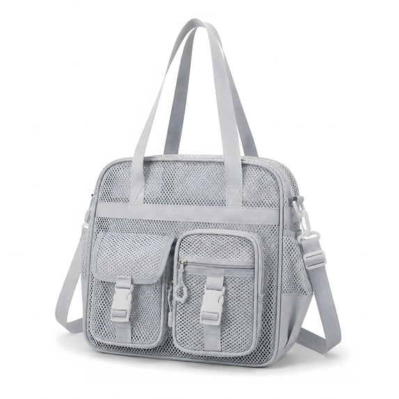 Soda Candy Mesh Tote Bag Stadium Approved 12x6x12 Heavy Duty Beach Bag for Sports Gym Concerts Travel Daily Use