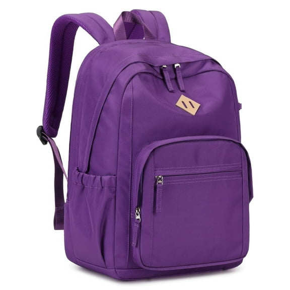 Soda Candy School Backpack Large Casual Book Bag Lightweight Book Bag fits 15.6 Inch Water Resistant Laptop Backpacks for Middle High School College Travel Work, Purple