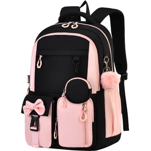 Mochila escolar de caramelo para niñas y niños, morral grande para libros con múltiples bolsillos, ligera y resistente al agua, para primaria, secundaria y universidad