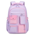 thumbnail image 1 of Soda Candy Girls Backpack for School Cute Colorblock Kids Backpack with Multi-Pocket Water Resistant Ergonomic Bookbag for Elementary Middle Hight School, 1 of 9