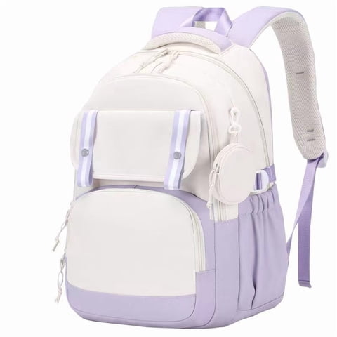 Soda Candy Backpack for School Lightweight Water Resistant Large College Bookbag with Breathable Padded Shoulder Straps and Coin Purse