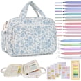 thumbnail image 1 of Soda Candy Bible Cover Case for Women Large Bible Bag Bible Study Supplies Church Camp Essentials Christian Gifts for Women Journaling Kit Quilted Bible Book Sleeve, 1 of 7