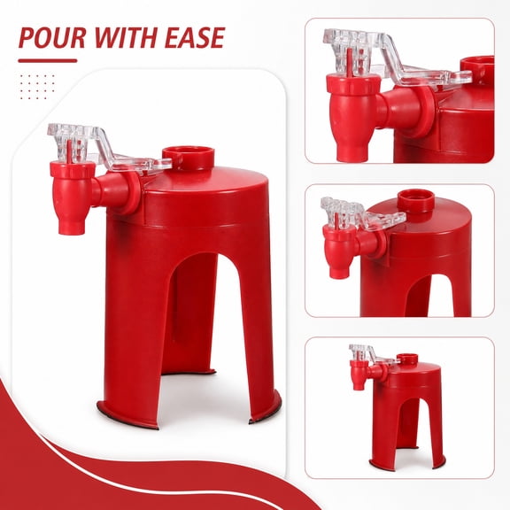 Soda Dispenser Drinking Water Dispense Machine Coke Bottle Dispenser Party Home Bar Accessory