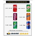 Soda Drinks Variety Pack 7.5 oz (Pack of 18) 6 Flavors Drinks in Bulk