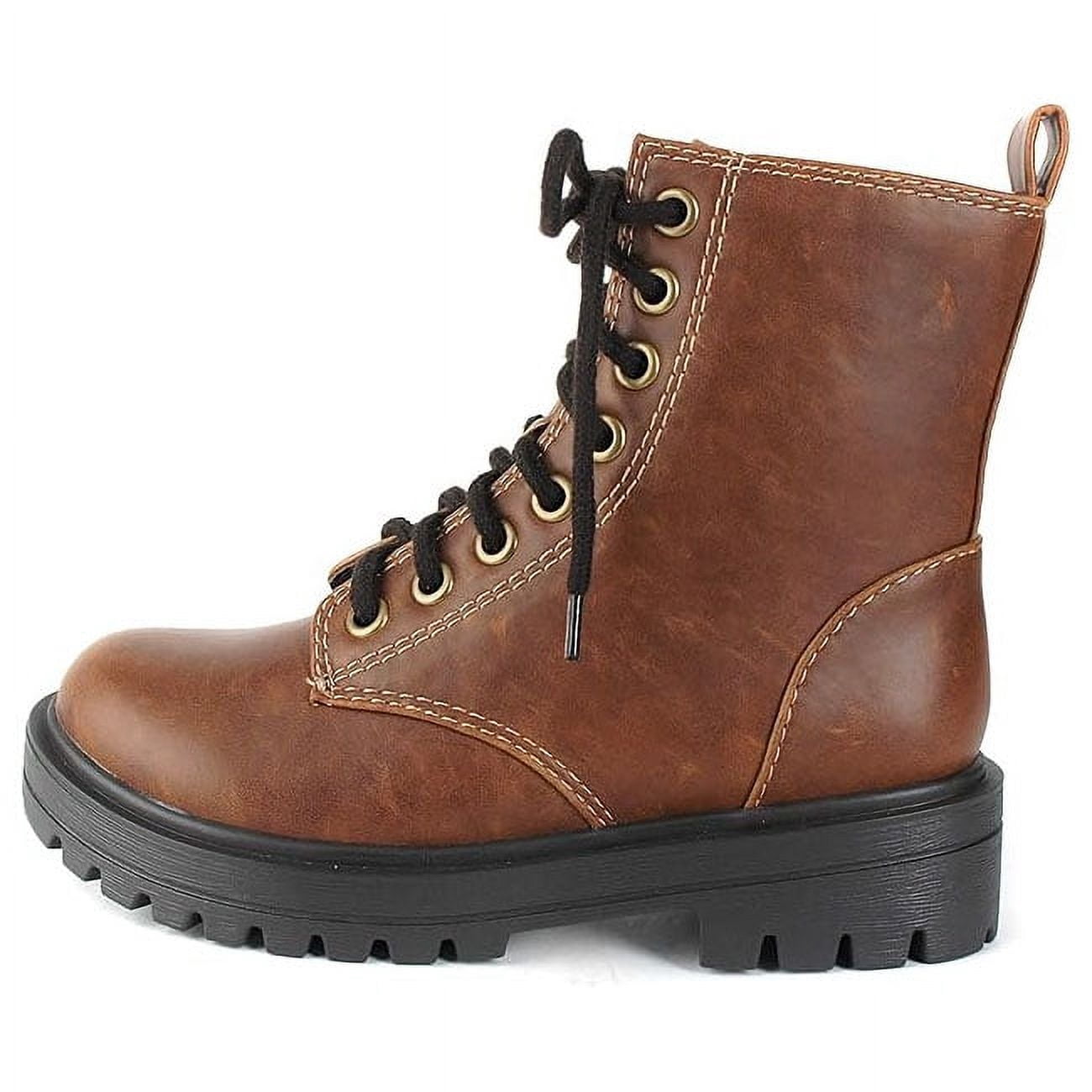 Stivaletto Donna Soda FLING, Stile Combattimento, Con Cerniera Laterale