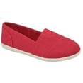 thumbnail image 1 of Soda Flat Women Shoes Linen Canvas Slip On Loafers Memory Foam Gel Insoles OBJI-S Red 11, 1 of 2